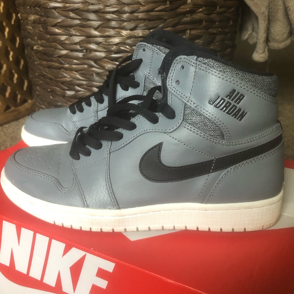 Nike Air Jordan Retro 1 Matte Grey with Fabric